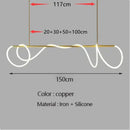 GobekUsa Dimmable Nordic LED Chandelier for Home Decor