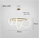 GobekUsa Dimmable Nordic LED Chandelier for Home Decor