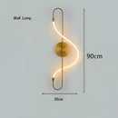 GobekUsa Dimmable Nordic LED Chandelier for Home Decor