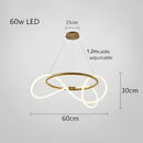 GobekUsa Dimmable Nordic LED Chandelier for Home Decor