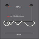 GobekUsa Dimmable Nordic LED Chandelier for Home Decor