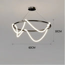 GobekUsa Dimmable Nordic LED Chandelier for Home Decor