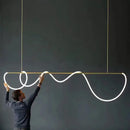 GobekUsa Dimmable Nordic LED Chandelier for Home Decor