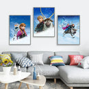 GobekUsa Disney Frozen Anna & Elsa Canvas Art