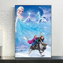 GobekUsa Disney Frozen Anna & Elsa Canvas Art
