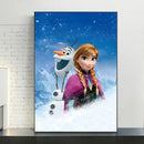 GobekUsa Disney Frozen Anna & Elsa Canvas Art