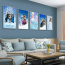 GobekUsa Disney Frozen Anna & Elsa Canvas Art