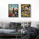 GobekUsa Disney Marvel Donald Duck Canvas Wall Art