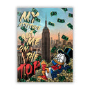 GobekUsa Disney Marvel Donald Duck Canvas Wall Art