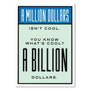 GobekUsa "Dollar Millionaire Motivational Cartoon Canvas Wall Art"