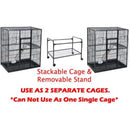 GobekUsa Dual Breeding Flight Cage for Parrots