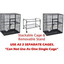 GobekUsa Dual Breeding Flight Cage for Parrots