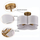 GobekUsa Elegant 4-Light Gold Ceiling Fixture