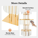 GobekUsa Elegant 5-Tier Gold Wedding Flower Stand