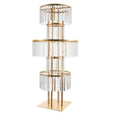 GobekUsa Elegant 5-Tier Gold Wedding Flower Stand