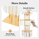 GobekUsa Elegant 5-Tier Gold Wedding Flower Stand