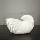 GobekUsa Elegant Ceramic Vase with Shell Design