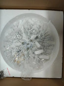 GobekUsa Elegant Chrome Crystal Chandelier for Living Room
