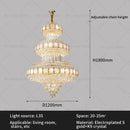 GobekUsa Elegant Crystal Chandelier for Luxe Living Spaces