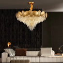 GobekUsa Elegant Crystal Chandelier for Villa Hotel Project Bedroom Restaurant Living Room
