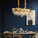 GobekUsa Elegant Crystal Chandelier for Villa Hotel Project Bedroom Restaurant Living Room