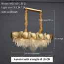 GobekUsa Elegant Crystal Chandelier for Villa Hotel Project Bedroom Restaurant Living Room