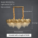 GobekUsa Elegant Crystal Chandelier for Villa Hotel Project Bedroom Restaurant Living Room
