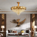 GobekUsa Elegant Crystal Chandelier for Villa Hotel Project Bedroom Restaurant Living Room