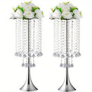 GobekUsa Elegant Crystal Flower Stand Set for Events