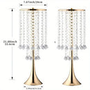 GobekUsa Elegant Crystal Flower Stand Set for Events