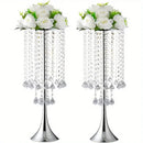 GobekUsa Elegant Crystal Flower Stand Set for Events