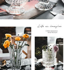 GobekUsa Elegant Crystal Glass Vase for Flower Arrangement
