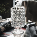 GobekUsa Elegant Crystal Glass Vase for Flower Arrangement