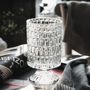 GobekUsa Elegant Crystal Glass Vase for Flower Arrangement