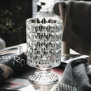 GobekUsa Elegant Crystal Glass Vase for Flower Arrangement
