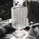 GobekUsa Elegant Crystal Glass Vase for Flower Arrangement