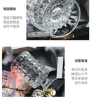 GobekUsa Elegant Crystal Glass Vase for Flower Arrangement