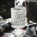GobekUsa Elegant Crystal Glass Vase for Flower Arrangement