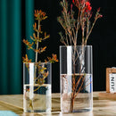 GobekUsa Elegant Glass Cylinder Vase for Flowers