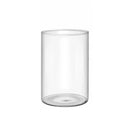 Modern clear glass cylinder vase set living room floral decor