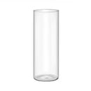 Modern clear glass cylinder vase set living room floral decor