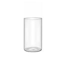 Modern clear glass cylinder vase set living room floral decor