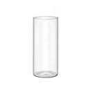 Modern clear glass cylinder vase set living room floral decor