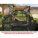 GobekUsa Elegant Large Wrought Iron Bird Cage (24" W)