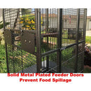 GobekUsa Elegant Large Wrought Iron Bird Cage (24" W)