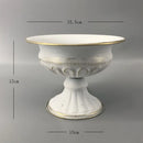 GobekUsa Elegant Metal Flower Vase Candle Holders