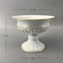 GobekUsa Elegant Metal Flower Vase Candle Holders
