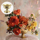 GobekUsa Elegant Metal Flower Vase Candle Holders
