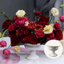GobekUsa Elegant Metal Flower Vase Candle Holders