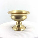 GobekUsa Elegant Metal Flower Vase Candle Holders